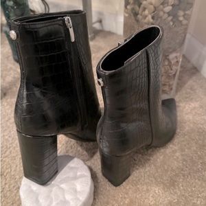 9West brand new ladies ankle boots.  Croc style